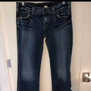 Silver Twisted Jeans 31/35